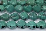 CNT545 15.5 inches 6mm triangle turquoise gemstone beads