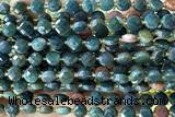 COIN188 15 inches 6mm faceted coin jasper beads