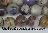 COP1514 15.5 inches 12mm round amethyst sage opal beads wholesale