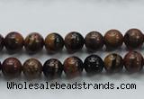 COP220 15.5 inches 8mm round natural brown opal gemstone beads