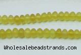 COP350 15.5 inches 4*6mm rondelle yellow opal gemstone beads wholesale