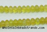 COP351 15.5 inches 5*8mm rondelle yellow opal gemstone beads wholesale