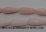 COP87 15.5 inches 8*20mm teardrop natural pink opal gemstone beads