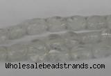 COV43 15.5 inches 8*10mm oval watermelon white beads wholesale