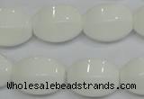 CPB72 15.5 inches 15*20mm rice white porcelain beads wholesale