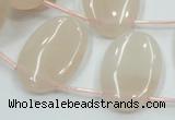 CPI17 15.5 inches 20*30mm top-drilled oval pink aventurine jade beads