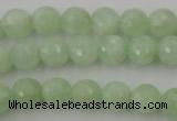 CPR113 15.5 inches 10mm faceted round natural prehnite beads wholesale