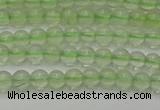 CPR321 15.5 inches 4mm round natural prehnite gemstone beads