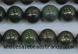 CPY764 15.5 inches 12mm round pyrite gemstone beads wholesale
