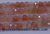 CRB1872 15.5 inches 2*3mm faceted rondelle sunstone beads