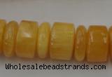 CRB201 15.5 inches 6*18mm - 13*18mm rondelle calcite gemstone beads
