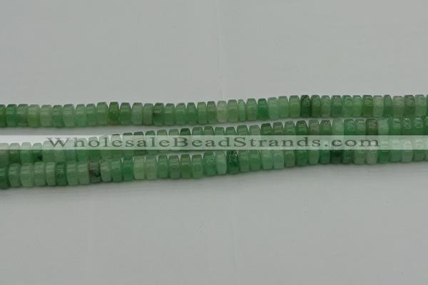CRB426 15.5 inches 5*8mm rondelle green aventurine beads