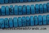 CRB440 15.5 inches 5*8mm rondelle turquoise beads wholesale