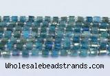 CRB5600 15.5 inches 5mm - 6mm faceted tyre apatite beads