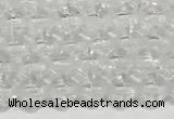CRB5687 15 inches 4*4mm white crystal beads wholesale
