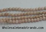 CRC150 15.5 inches 3.5mm round Argentina rhodochrosite beads