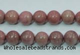 CRC203 16 inches 10mm round rhodochrosite gemstone beads wholesale