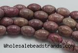CRC65 15.5 inches 8*12mm rice rhodochrosite gemstone beads