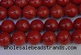 CRE311 15.5 inches 6mm round red jasper beads wholesale