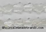 CRG08 15.5 inches 12*12mm star white crystal gemstone beads wholesale