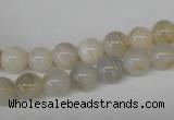 CRO88 15.5 inches 8mm round agate gemstone beads wholesale
