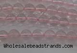 CRQ120 15.5 inches 4mm round natural rose quartz beads wholesale