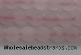 CRQ181 15.5 inches 6mm round matte rose quartz beads wholesale