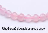 CRQ25 15.5 inches 4mm round natural rose quartz beads Wholesale