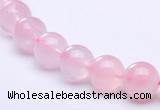 CRQ27 15.5 inches 8mm round natural rose quartz beads Wholesale