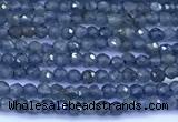 CRZ1171 15 inches 2mm faceted round sapphire beads