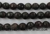 CRZ202 15.5 inches 8mm faceted round ruby zoisite gemstone beads
