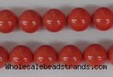 CSB102 15.5 inches 12mm round shell pearl beads wholesale