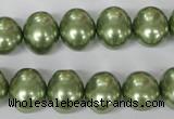 CSB145 15.5 inches 12*15mm – 13*16mm oval shell pearl beads