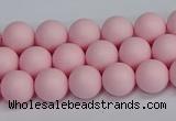 CSB1621 15.5 inches 6mm round matte shell pearl beads wholesale