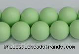 CSB1743 15.5 inches 10mm round matte shell pearl beads wholesale