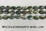 CSB4128 15.5 inches 12*16mm oval abalone shell beads wholesale