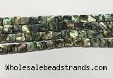 CSB4144 15.5 inches 10*10mm square abalone shell beads wholesale