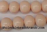 CSB810 15.5 inches 13*15mm oval shell pearl beads wholesale