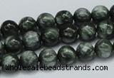 CSH02 15.5 inches 8mm round natural seraphinite gemstone beads