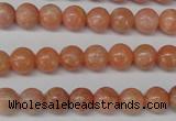 CSM03 15.5 inches 8mm round salmon stone beads wholesale