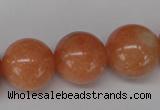 CSM08 15.5 inches 18mm round salmon stone beads wholesale