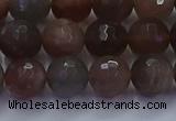 CSS643 15.5 inches 10mm faceted round sunstone gemstone beads