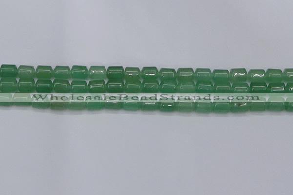 CTB706 15.5 inches 6*8mm tube green aventurine beads wholesale