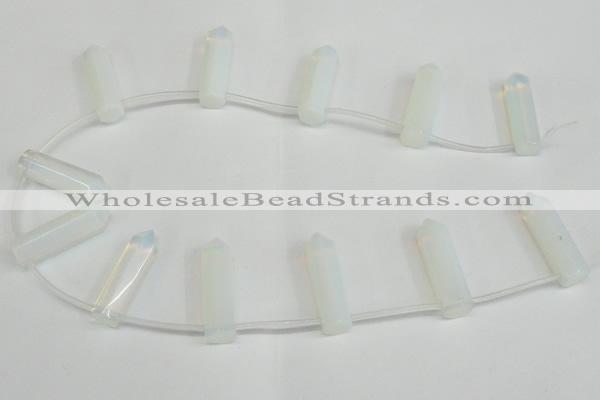 CTD1800 Top drilled 10*30mm - 10*32mm sticks opal beads wholesale