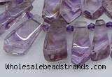 CTD3620 Top drilled 8*15mm - 16*30mm sticks natural ametrine beads