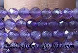 CTG1022 15.5 inches 2mm faceted round tiny amethyst beads
