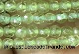 CTG1047 15.5 inches 2mm faceted round tiny peridot gemstone beads