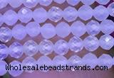 CTG1091 15.5 inches 2mm faceted round tiny quartz glass beads