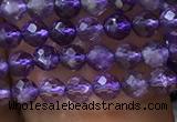 CTG1126 15.5 inches 3mm faceted round tiny amethyst beads