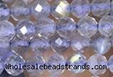 CTG1508 15.5 inches 3mm faceted round labradorite beads wholesale